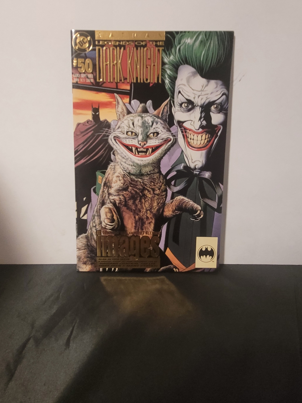 DC Comics Joker & Cheshire Cat Comic Cover Art - Green/Black/Purple
